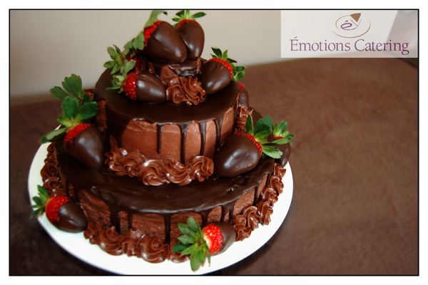 Three-Tier Chocolate Cake